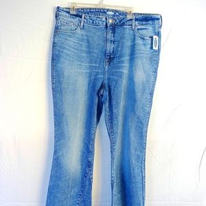 Old Navy plus size high rise bell-bottom jeans